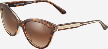 Lunettes de soleil MICHAEL Michael Kors en marron : devant