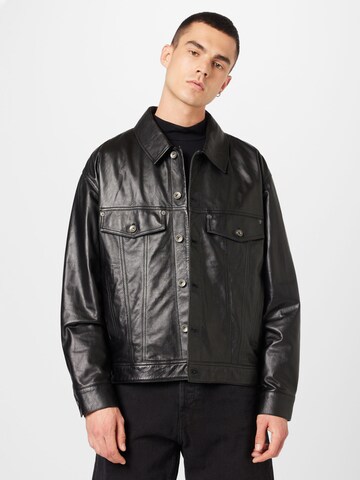 DRYKORN Between-Season Jacket 'MAJID' in Black: front