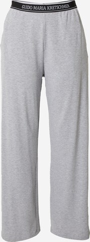 Pantaloni de pijama de la Guido Maria Kretschmer Women pe gri: față