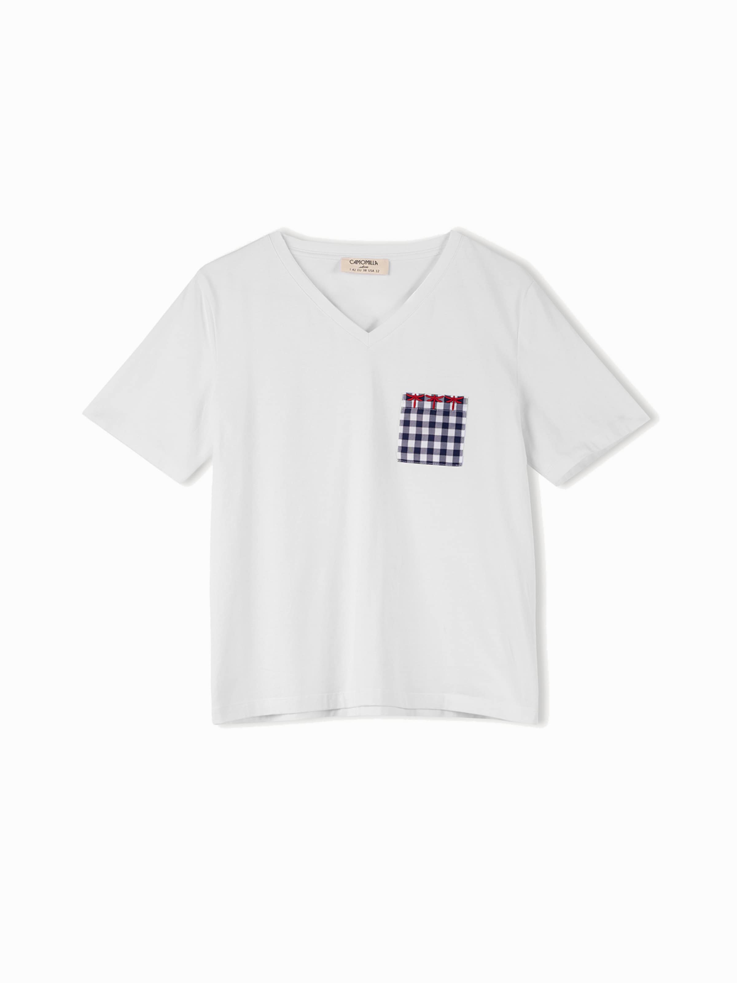 T-shirt 'Suemi' Camomilla Italia en blanc : devant