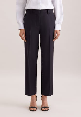 Regular Pantalon à plis SEIDENSTICKER en bleu : devant