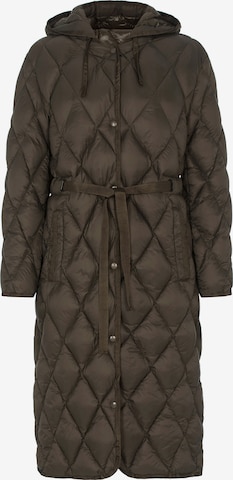 Daniel Hills Pitkä talvitakki värissä harmaa: etupuoli