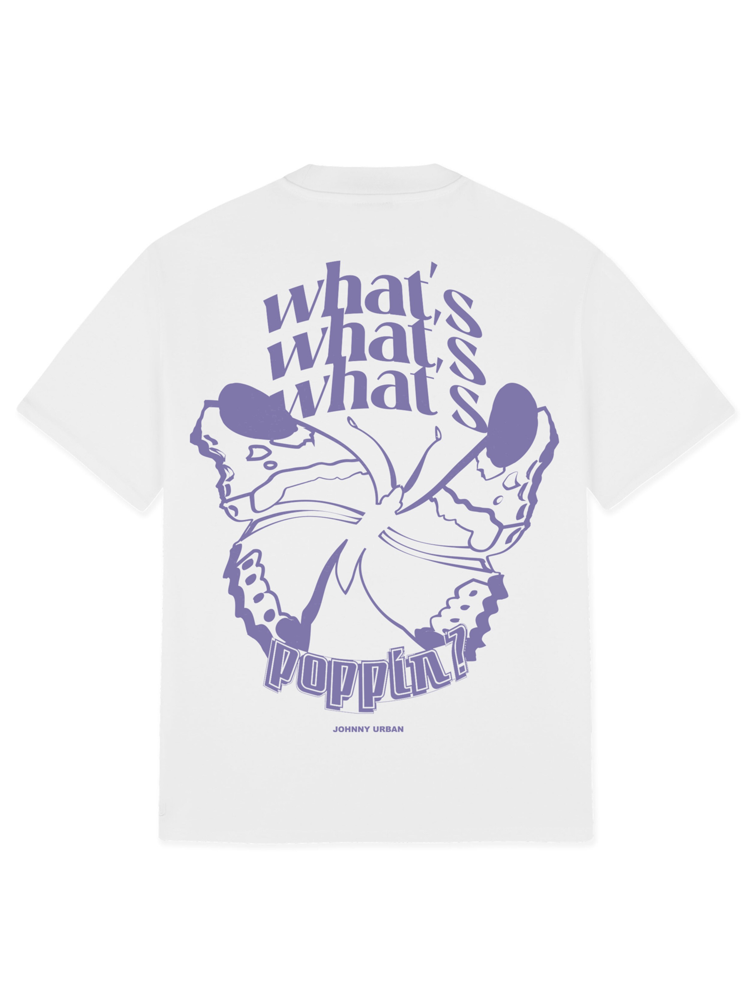 T-Shirt 'Sammy Schmetterling' Johnny Urban en blanc