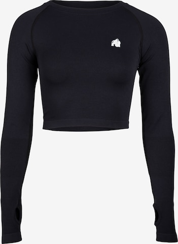 Gorilla Wear Functioneel shirt 'Hilton Seamless' in Zwart: voorkant