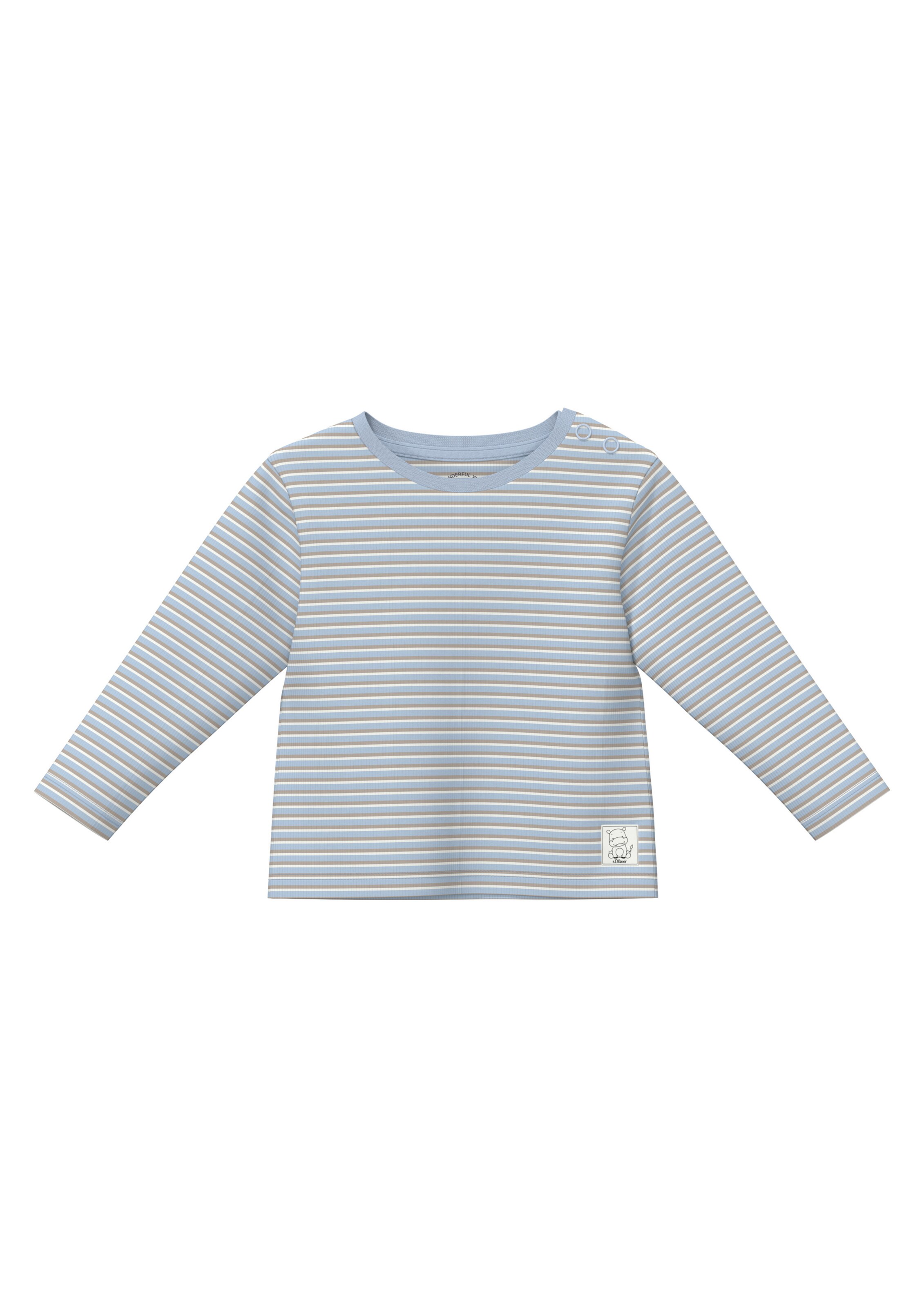 s.Oliver Shirt in Blauw: voorkant