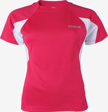 T-shirt Proviz en rose : devant