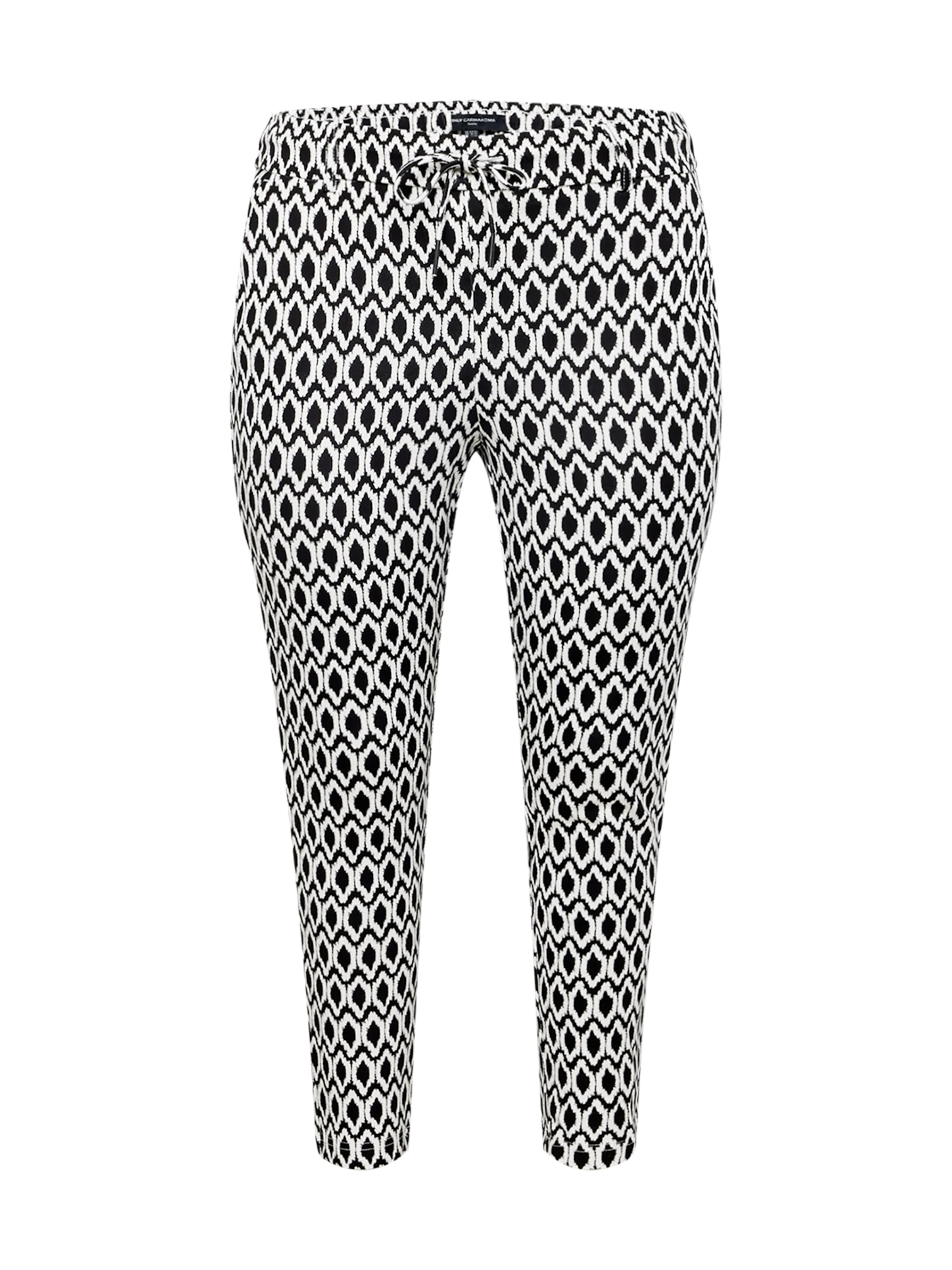 ONLY Carmakoma Slim fit Chino trousers in Black: front