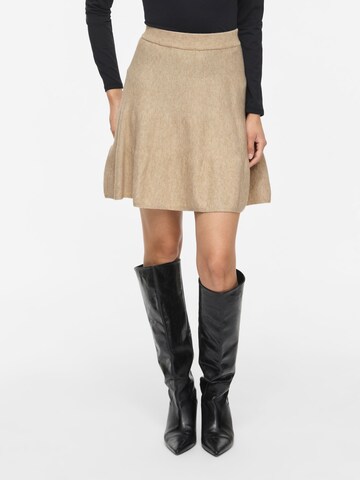 VILA Rok 'VIRil' in Beige: voorkant