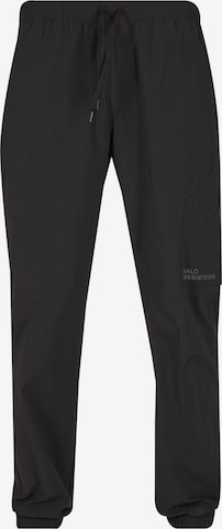 Pantalon cargo HALO en noir : devant