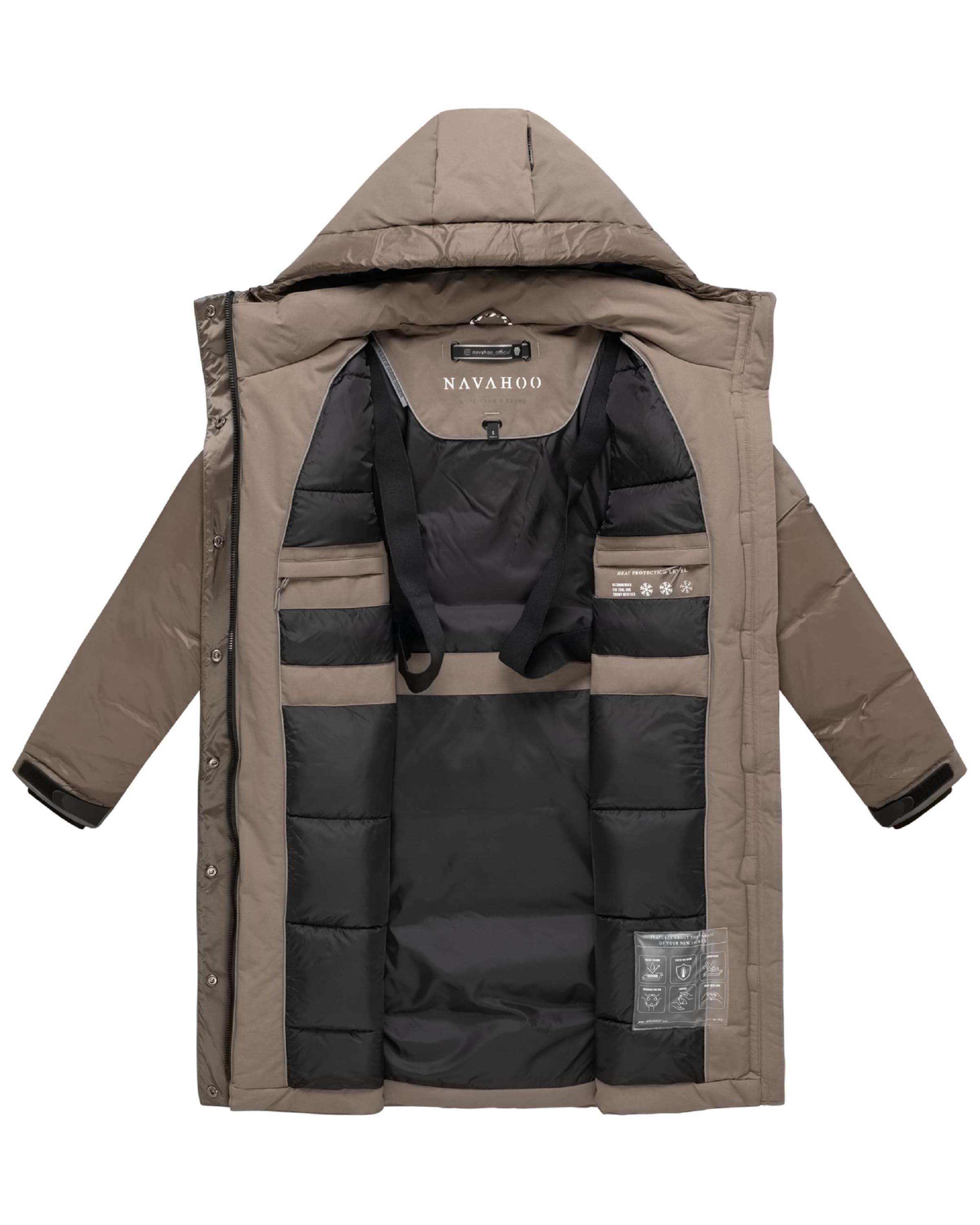 Cappotto invernale 'Peakstorm 14' di NAVAHOO in marrone
