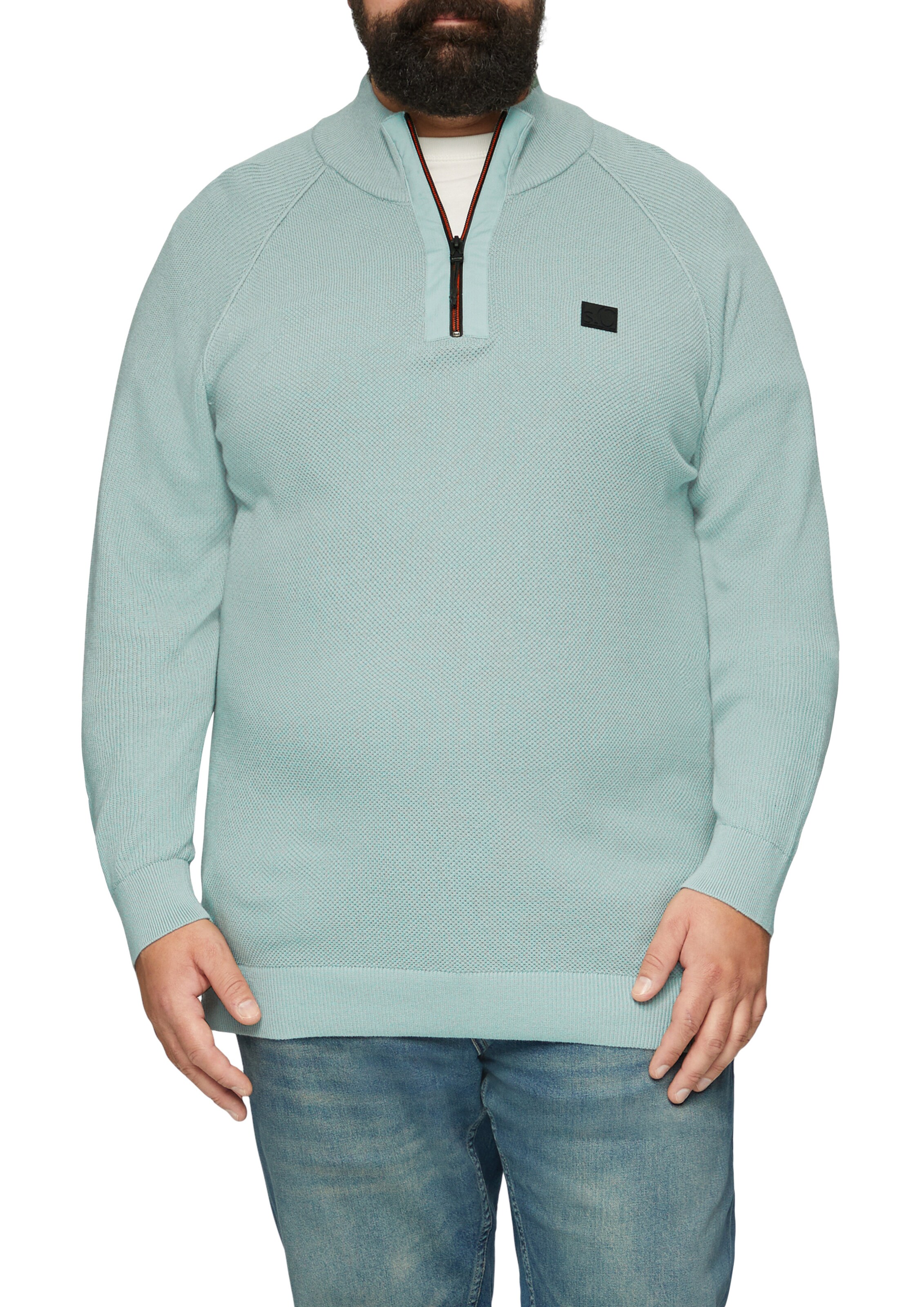 Pull-over s.Oliver Men Big Sizes en vert