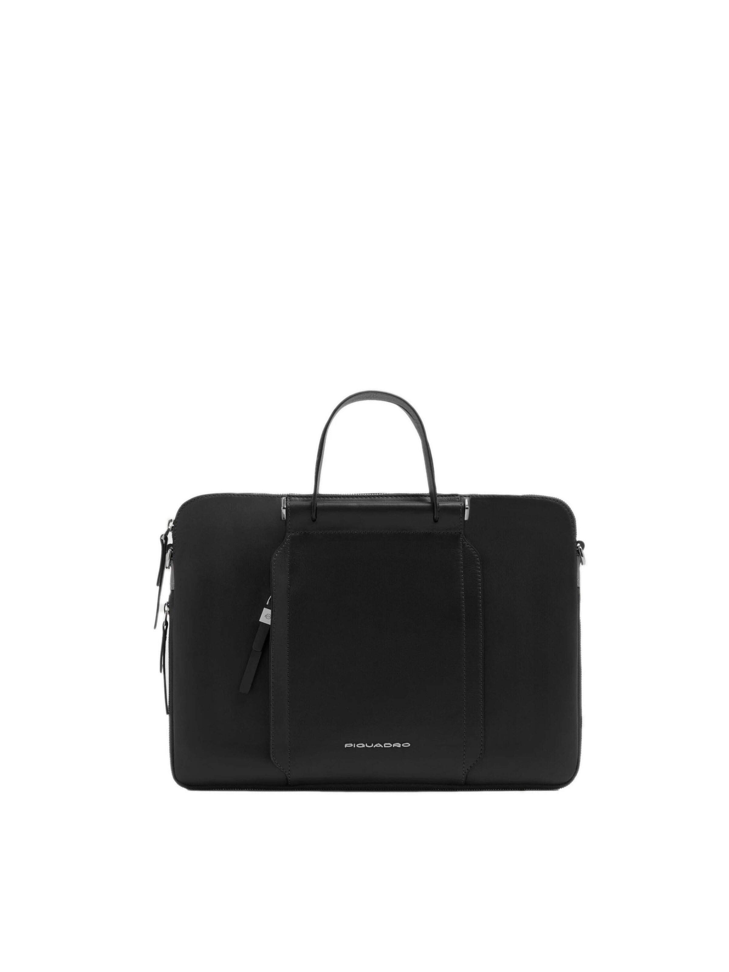 Piquadro Laptoptaske i sort: forside