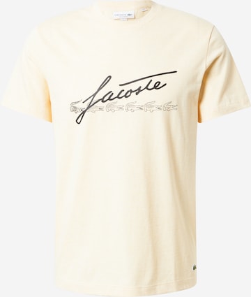 LACOSTE T-Shirt in Gelb: predná strana