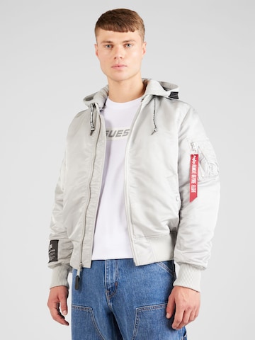 ALPHA INDUSTRIES Демисезонная куртка в Серый: спереди