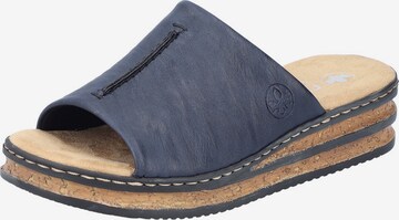 Mule Rieker en bleu : devant