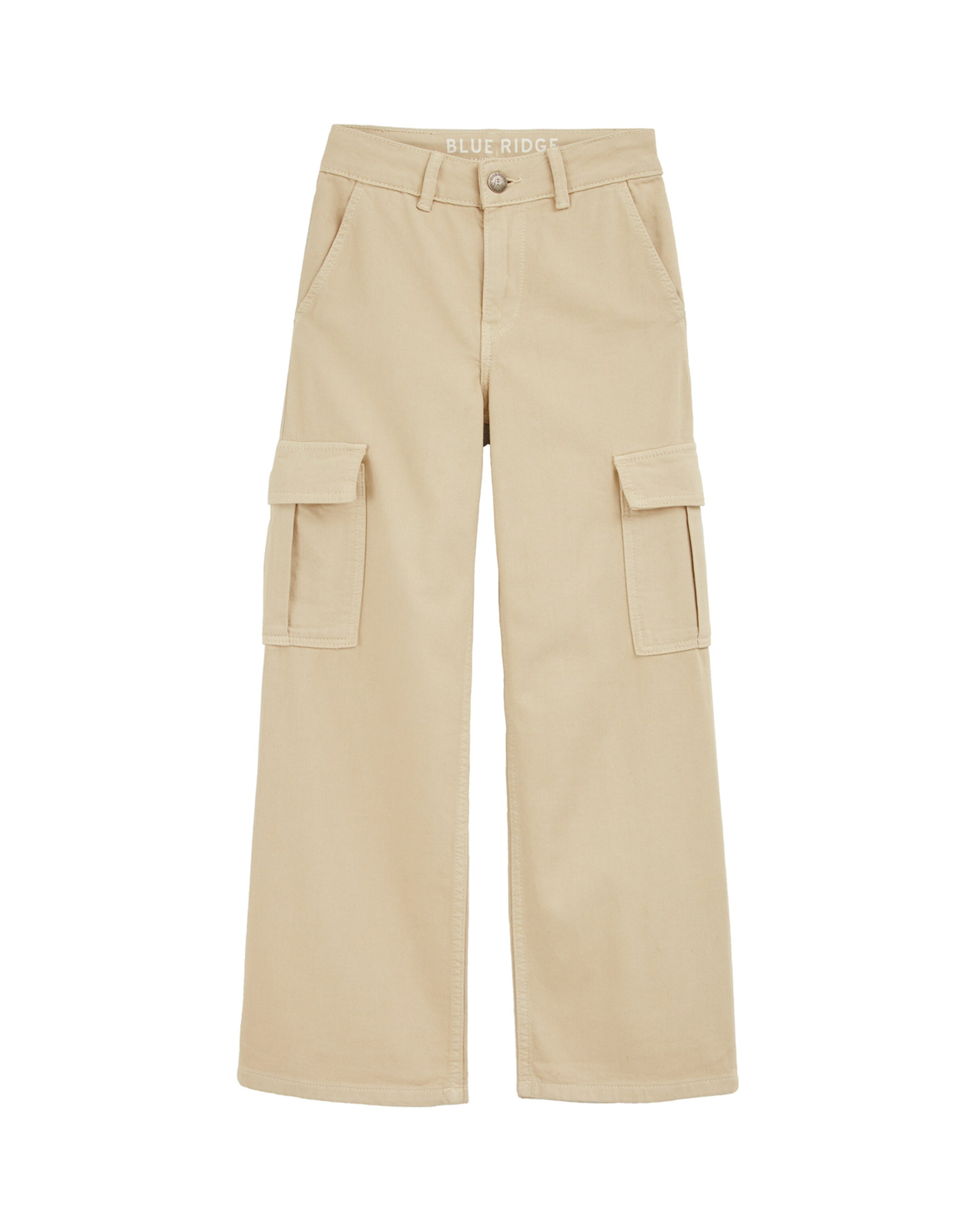 WE Fashion Regular Byxa i beige: framsida