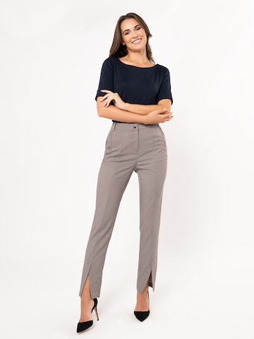 Regular Pantalon Quiosque en gris