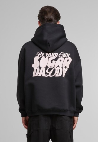 Another Cotton Lab Sweatshirt 'Sugar Daddy' in Zwart: voorkant