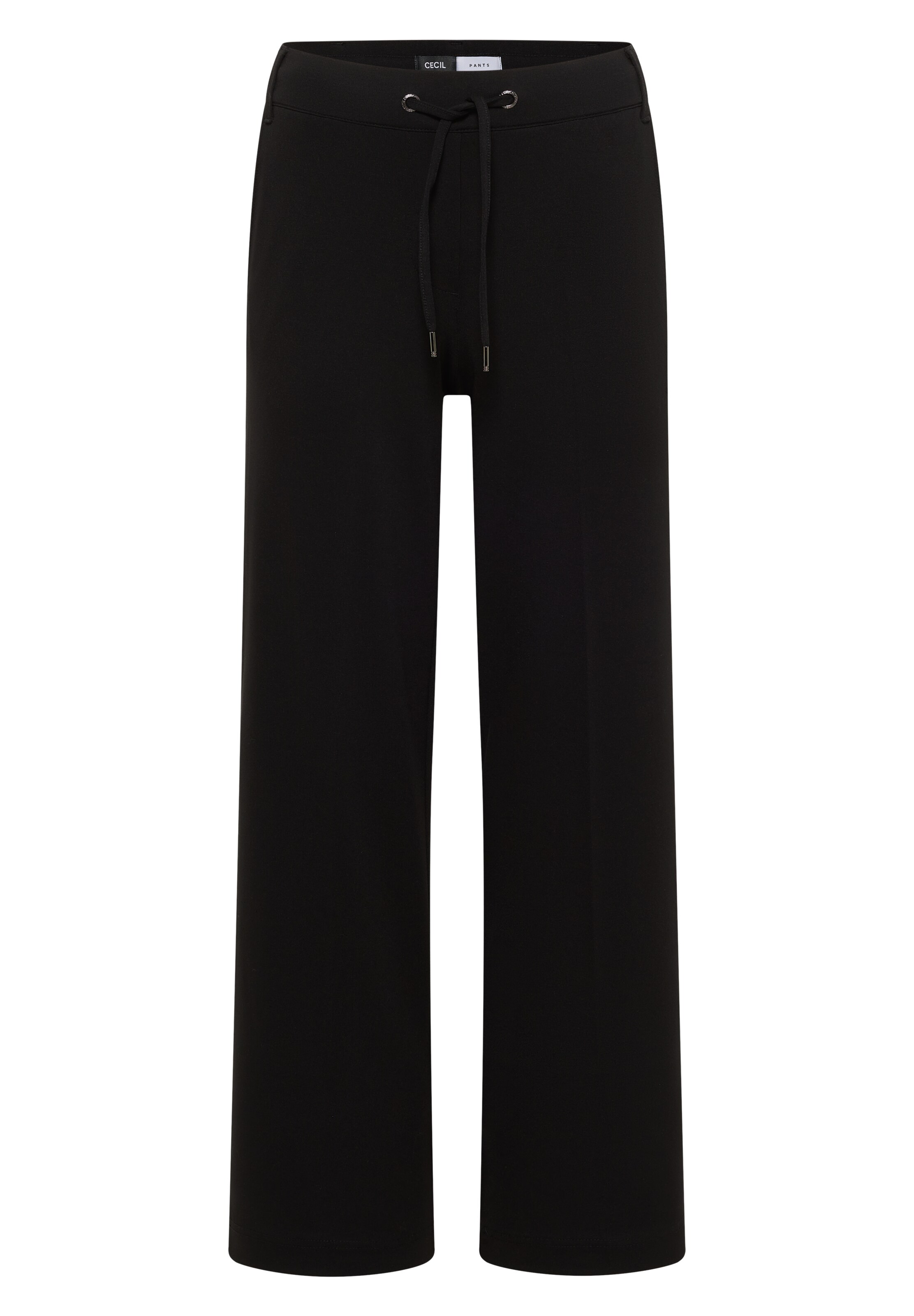 CECIL Loosefit Kalhoty 'Style Neele' – černá: přední strana