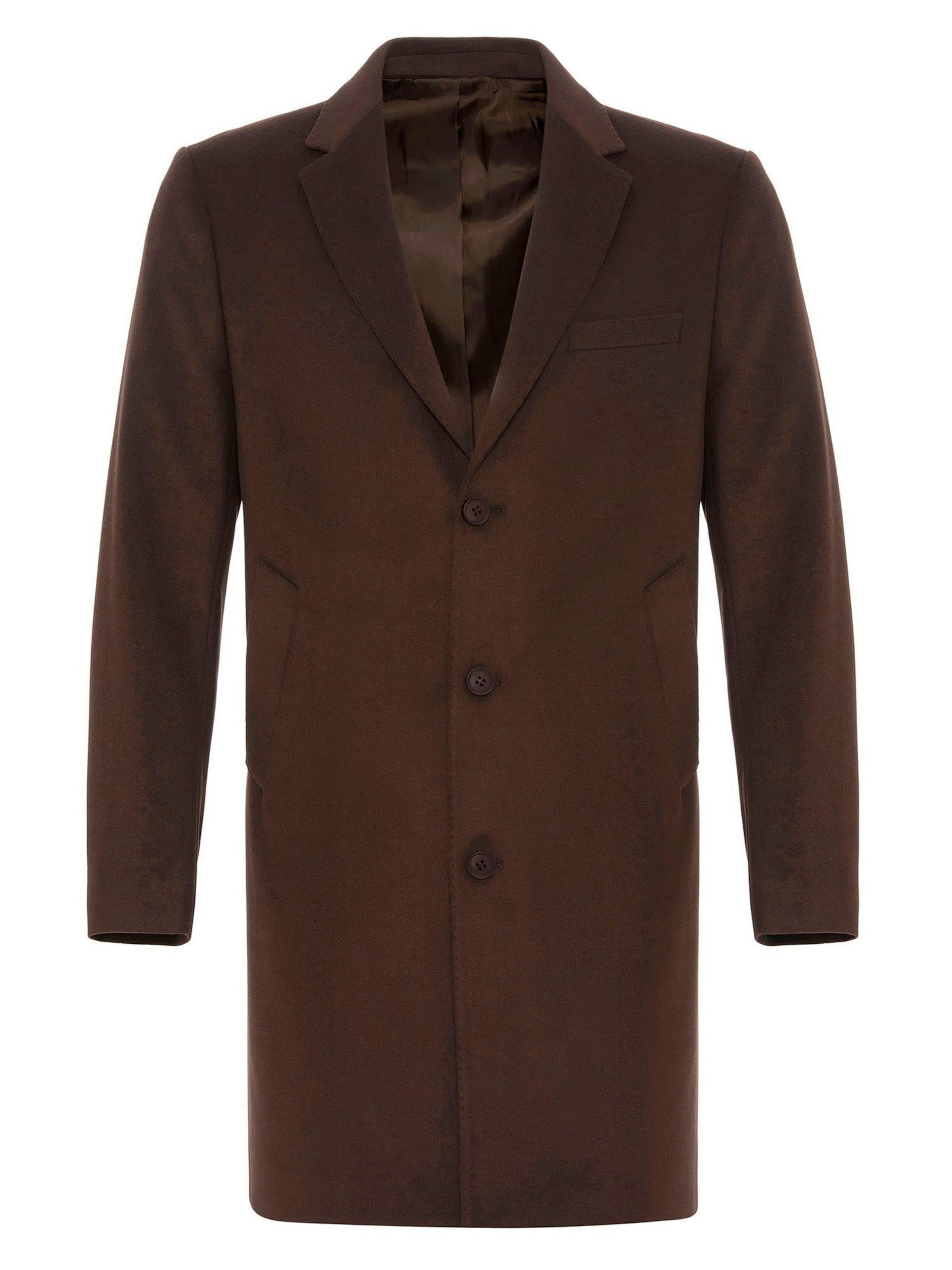 Antioch Prechodný kabát - Hnedá: predná strana