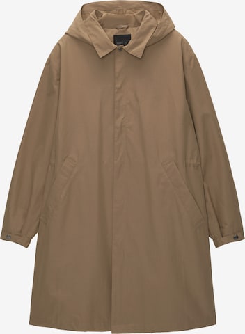 Pull&Bear Between-Seasons Coat in Beige: front