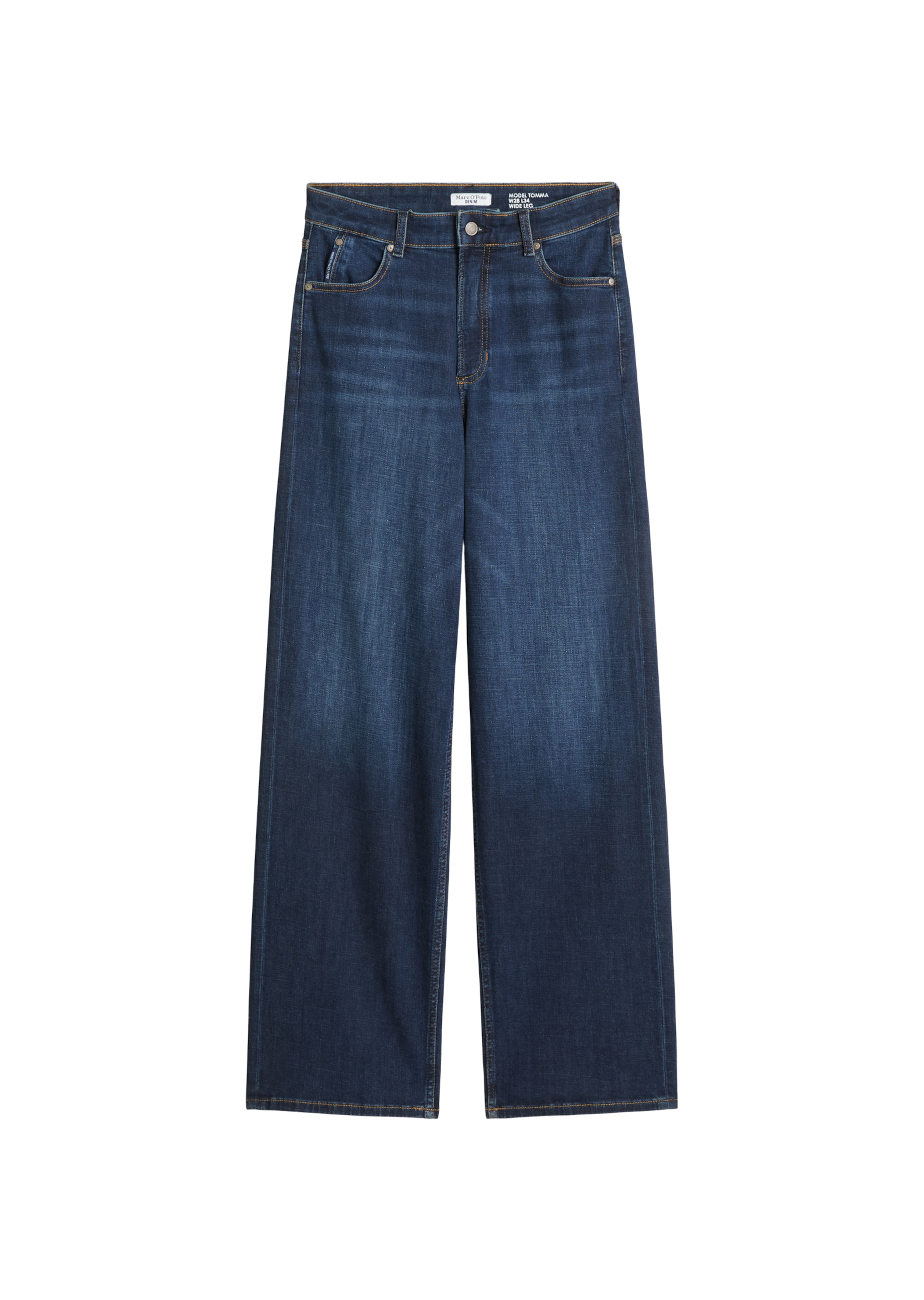 Wide leg Jeans di Marc O'Polo DENIM in blu: frontale