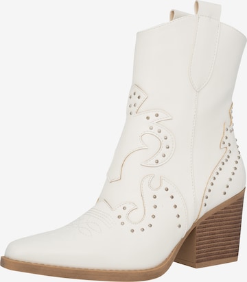 Salinyang Cowboy boot in White: front