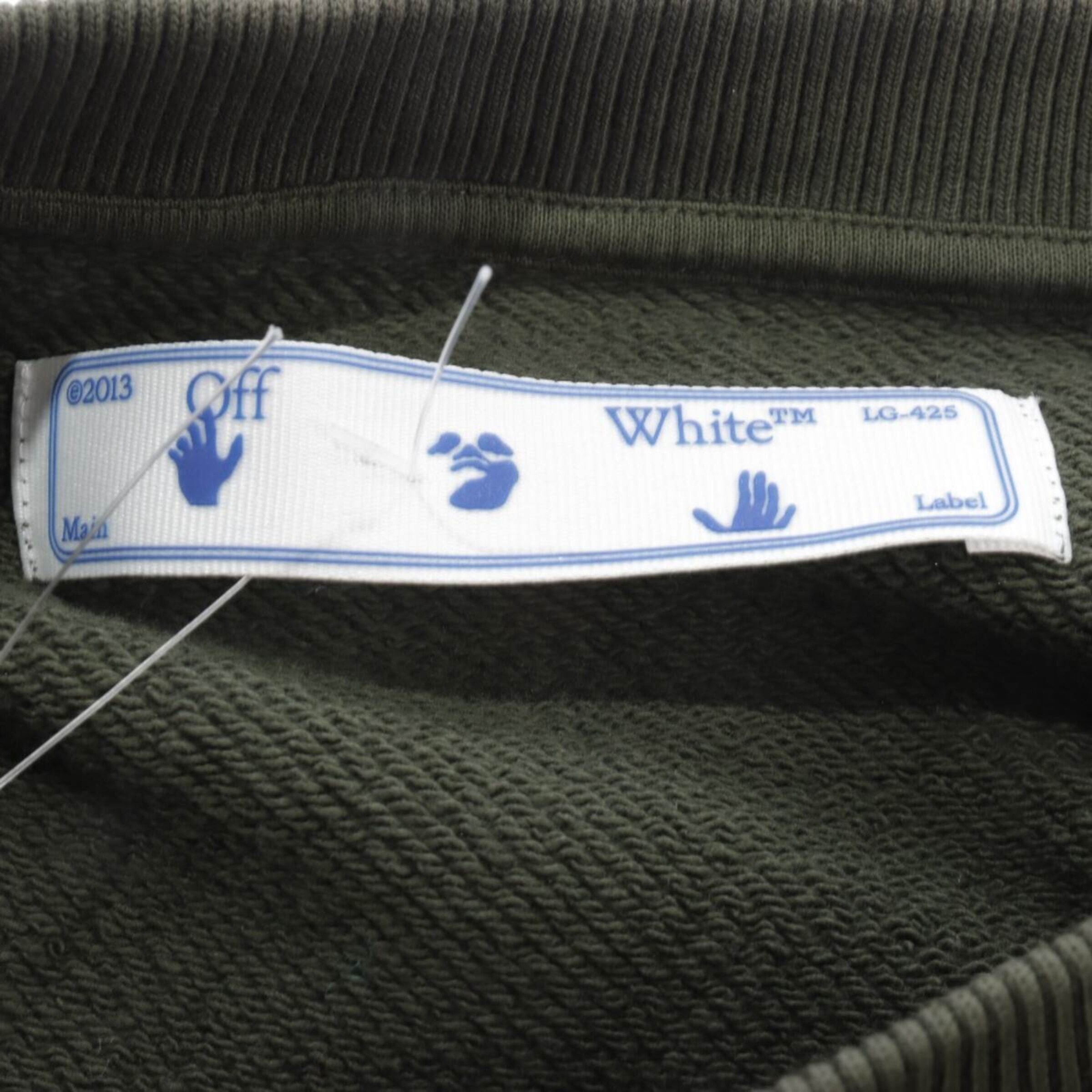 Off-White Sweatshirt / Sweatjacke XS in Grün