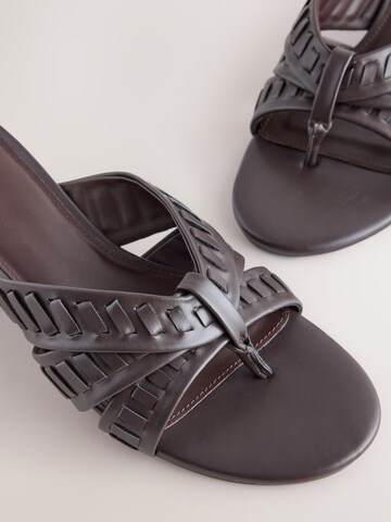Next Pantolette 'Forever Comfort' in Braun