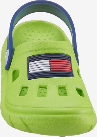 TOMMY HILFIGER Sandale in Grün