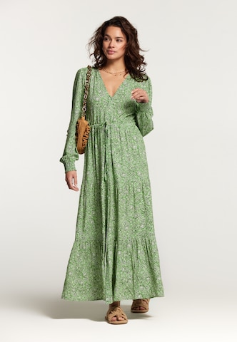 Shiwi Φόρεμα 'Azores' σε πράσινο: μπροστά