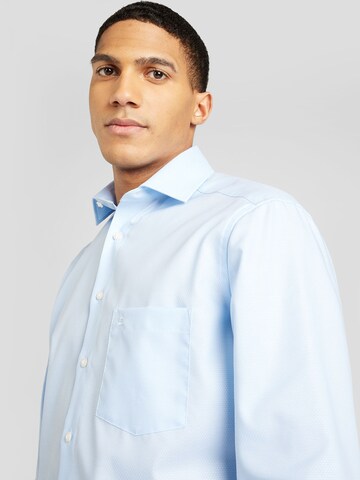 OLYMP - Regular Fit Camisa clássica em azul