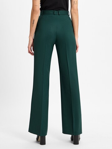 BOSS Regular Pleat-front trousers 'Tireka' in Green