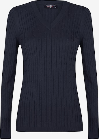Pull-over Jimmy Sanders en bleu : devant