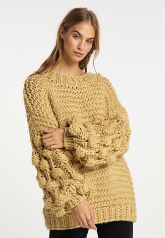 Pullover di IZIA in beige: frontale