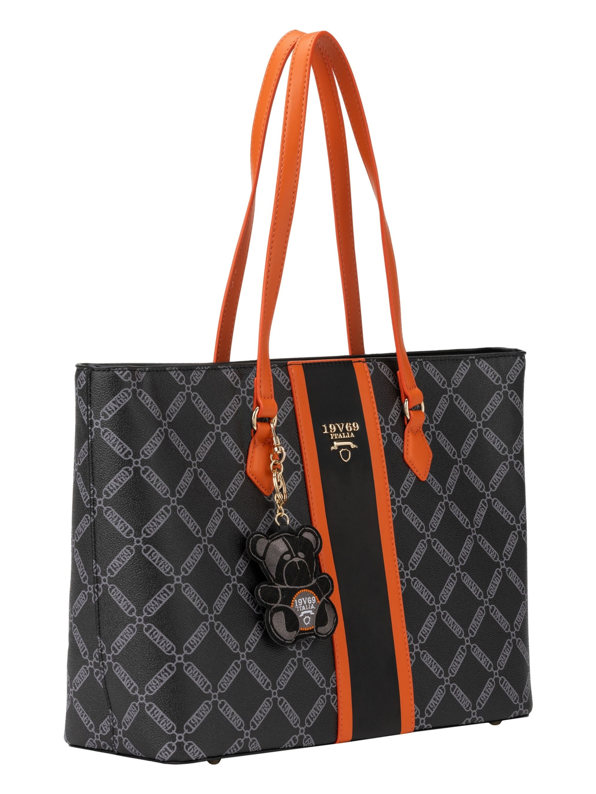 19V69 ITALIA Nakupovalna torba 'Rialta' | črna barva
