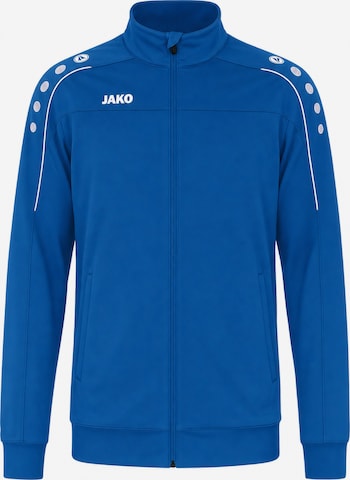 JAKO Zip-Up Hoodie 'Herren Sweatjacke' in Blue: front