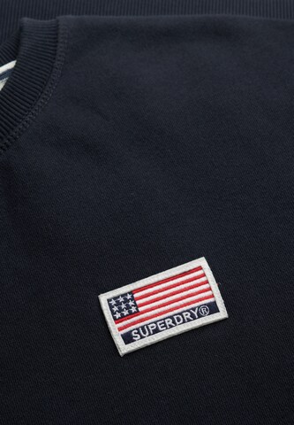 Superdry Sweatshirt 'Athletic Essentials' in Blauw