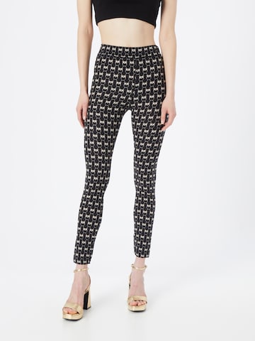 PINKO Slimfit Leggings 'GELOSO' in Zwart: voorkant