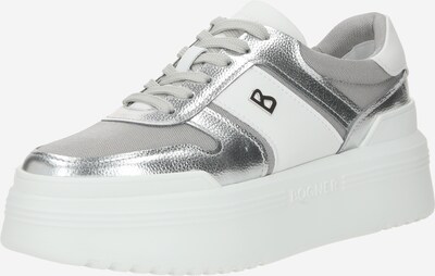 BOGNER حذاء رياضي بلا رقبة 'NEW YORK 2' بـ فضي / أبيض, عرض المنتج