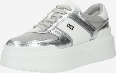 BOGNER Sneakers laag 'NEW YORK 2' in de kleur Zilver / Wit, Productweergave