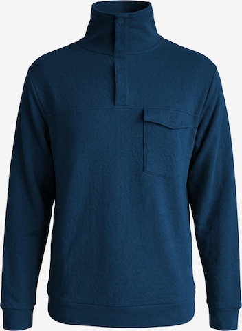 FORSBERG Sweatshirt 'Fremmson Sweatshirt' in Blau: Vorderseite