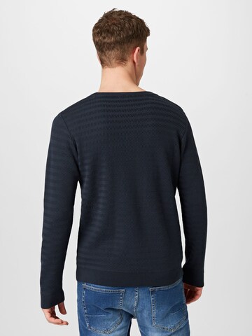 KnowledgeCotton Apparel Sweater in Blue