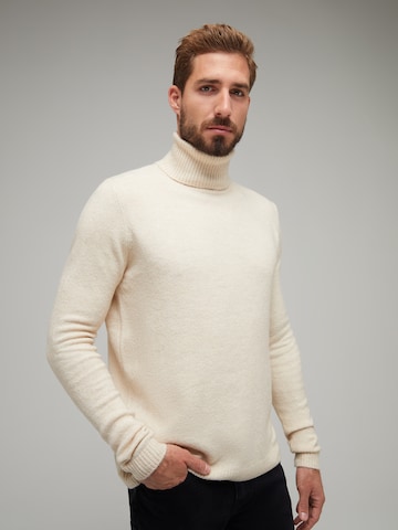 ABOUT YOU x Kevin Trapp Sweater 'Magnus' in White: front