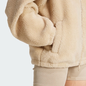 Giacca di pile 'Essentials' di ADIDAS ORIGINALS in beige