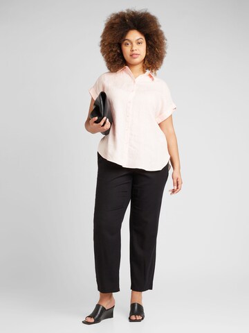 Lauren Ralph Lauren Plus - Blusa em rosa