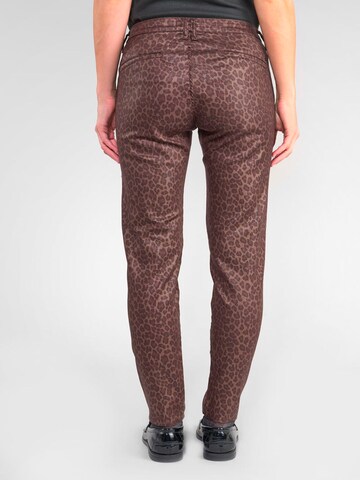 Regular Pantalon chino 'FLEXO' Le Temps Des Cerises en marron