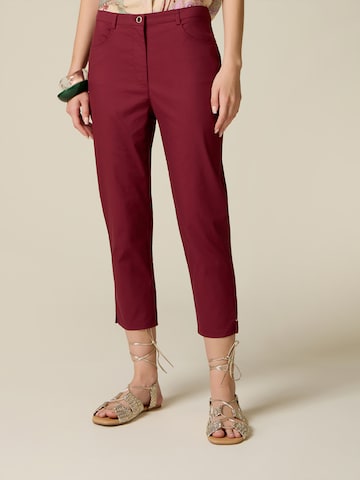 Tapered Pantaloni di oltre in lilla