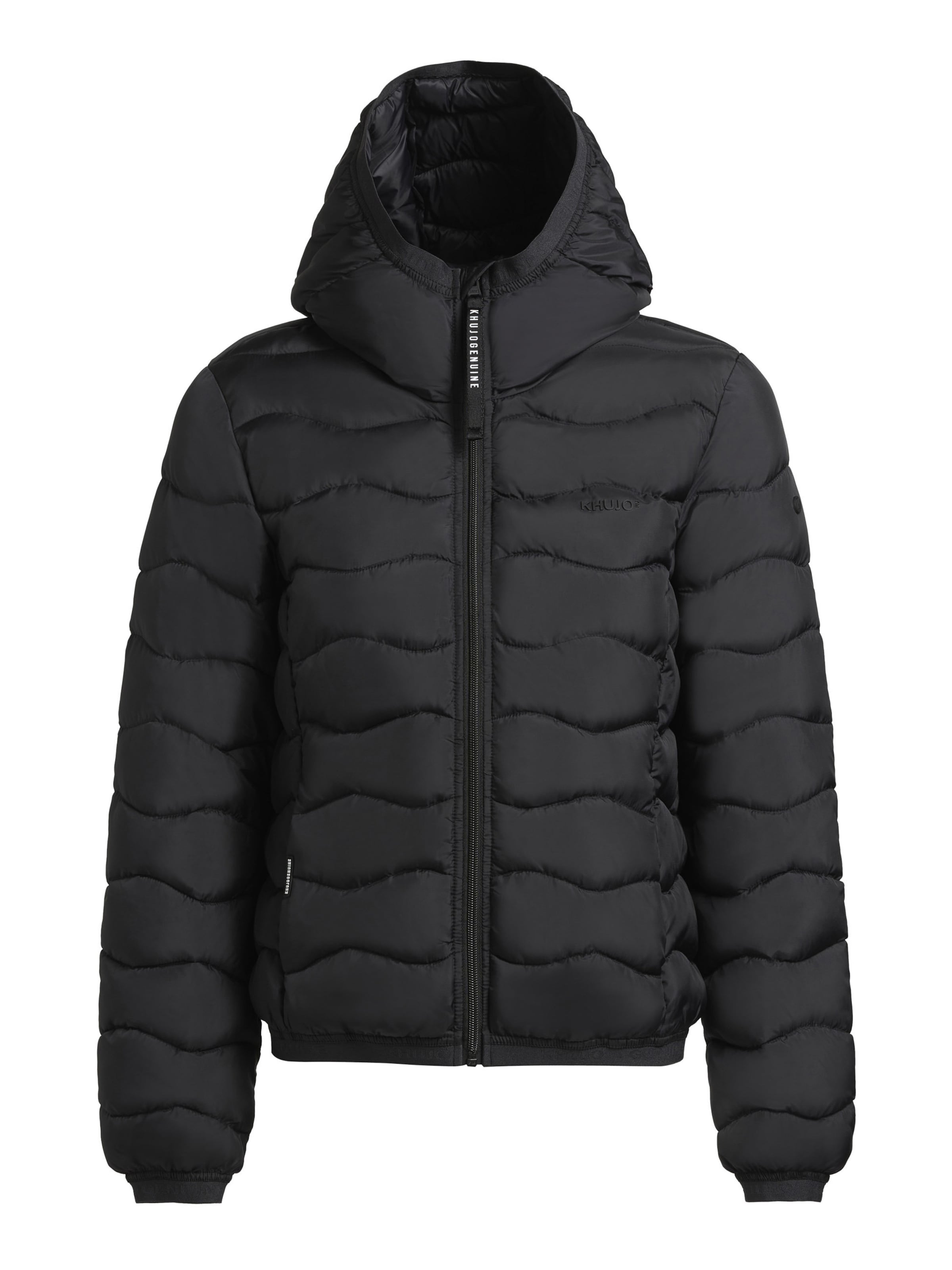 khujo Between-Season Jacket 'Nargo' in Black: front