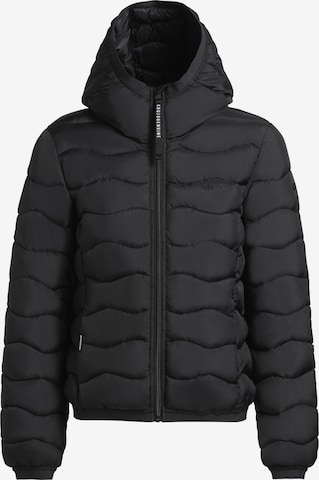 khujo Jacke 'Nargo' in Schwarz: Vorderseite